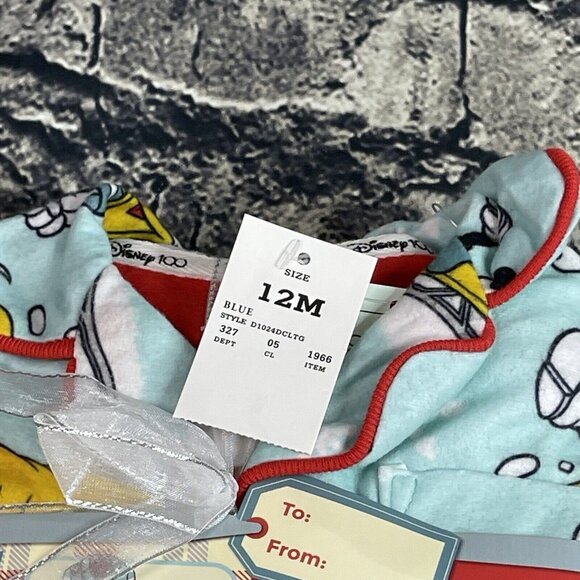 Toddler Disney 12 Months 100 Mickey Mouse Friends Matching Family 2pc Pajama Set - Picture 4 of 10